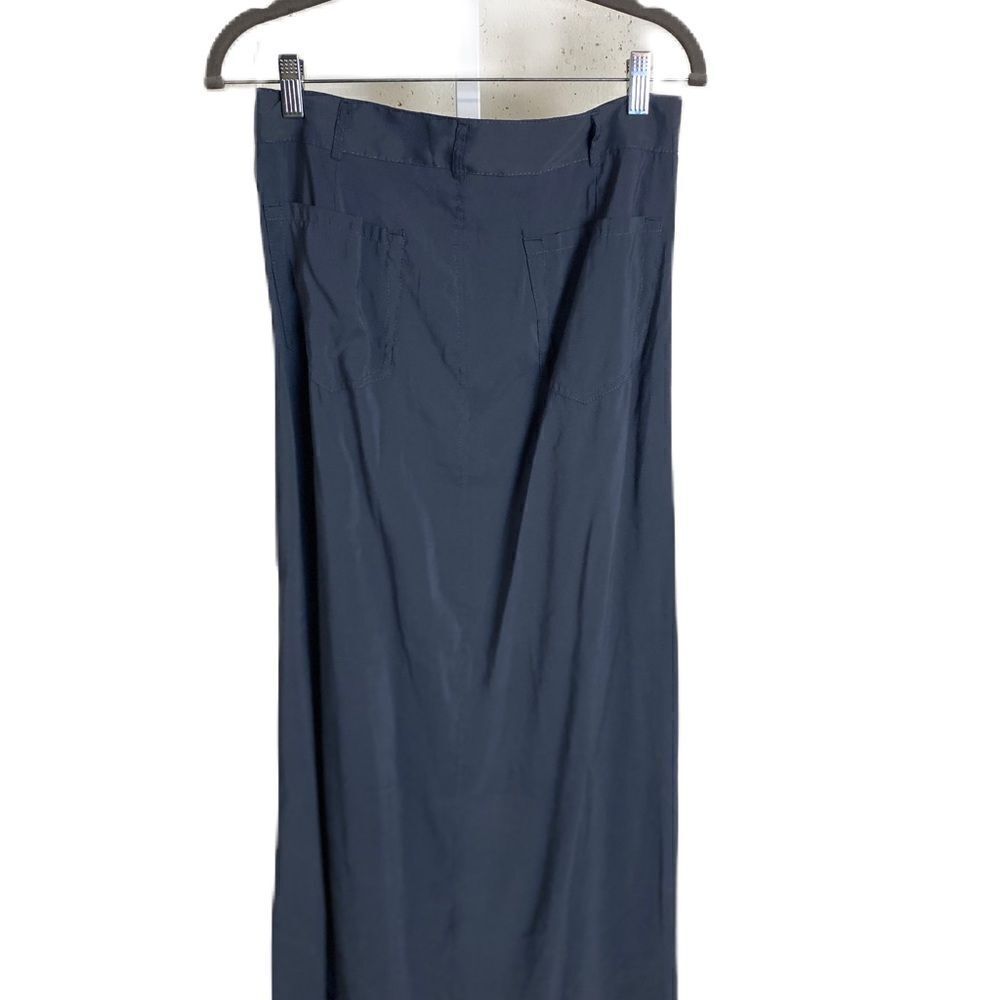 #316 Max Studio High Slit Rayon Maxi Skirt View 2